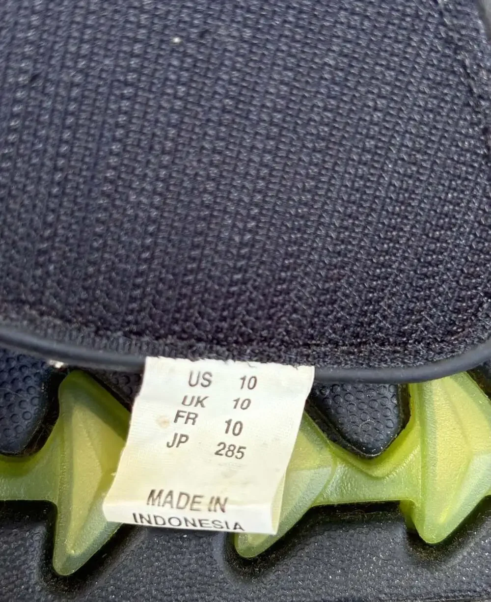 VTG 2000 Adidas Cushion Gel Air Slides Y2k Mens Size 10 US Black Green